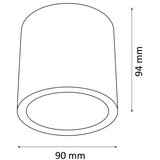  Spoljni reflektor OHIO 1xGU10/10W/230V IP54 crni | Eponuda.com