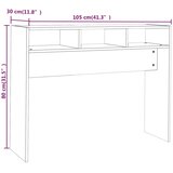  Konzolni stol boja betona 105 x 30 x 80 cm konstruirano drvo | Eponuda.ba