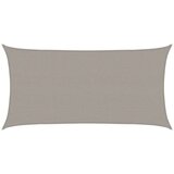 vidaXL Senčno jadro 160 g/m² pravokotno svetlo sivo 3x6 m HDPE | Shoptok.si