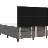  s opruga kutije Tamno siva 160 x 200 cm tkanina | shoptok.hr