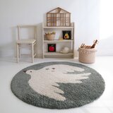 Nattiot Svetlo zelena otroška preproga ø120 cm Bohemian Bird Aqua – | Shoptok.si