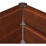  Povišeni vrtni krevet Rđa 160 x 40 x 24 cm corton | shoptok.hr