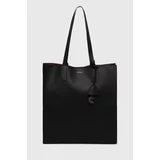 Coccinelle Usnjena torbica črna barva