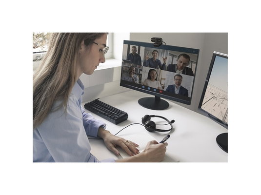 Sandberg Slušalice - USB Office Headset Saver (mikrofon; USB; kontrola glasnoće; kabel od 1,5 m; crna) | shoptok.hr