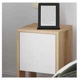 Hanah home ema - sapphire oak, white sapphire oakwhite nightstand | ePonuda.com