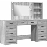 vidaXL toaletna mizica s predalom 3 pcs siva sonoma konstruiran les - - siva - 69.85 - 78,5 x 41 x 135 cm - 2025-vidaXL-TOPSELLER | Shoptok.si