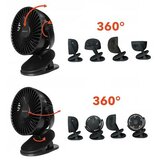 Ruhhy bežični ventilator s kopčom 1200 mAh – USB-C stolni ventilator 3u1 | Shoptok.si