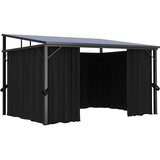  Sjenica sa zastorom 405 x 294 x 244 cm antracit | shoptok.hr