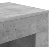  Stranska miza Beton Siva 60 x 40 x 65 cm Konstruirano leseno, (5000210868) | Shoptok.si