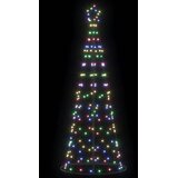  LED božićno drvce EKENAS 250 cm 390 LED lampica Višebojno Čelik | shoptok.hr