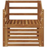  Set vanjskih sofa Prirodna 67 x 63 x 73 cm Čvrsto drvo akacije - Prirodna Nagnuto | shoptok.hr