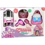 Lean_Toys Princeskin šotor za otroke Kozmetični salon Pink Dodatki Krona | Shoptok.si