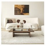 Hanah home Klub sto Saga Rectangle, 105x35x65 cm, Smeđi | Eponuda.ba