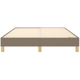  Okvir za krevet s oprugom smeđesivi 140 x 190 cm od tkanine | shoptok.hr