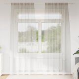  Zavjese sa zavjesama 2 pcs Krem 140 x 245 cm Poliester | shoptok.hr