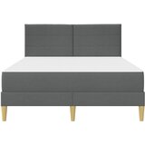 Krevetna konstrukcija Tamno siva 140 x 200 cm Poliester | shoptok.hr