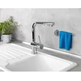 5639100 - Držač kuhinjskih krpa TURBO-LOC KUHINJA 23x6,5 cm nerđajući čelik/srebrna