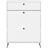  Ormar za cipele BREDA 78 x 24 x 103 cm Konstruirano drvo Bijela | shoptok.hr