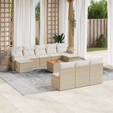  11-dijelni set vrtnih sofa od poliratana s jastucima bež | shoptok.hr