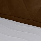 MID.YOU POSTELJA BOXSPRING 140 cm x 200 cm , les, kovina, umetna masa, tekstil rjava | Shoptok.si