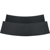 Poli vrtni barski stol crni 120 x 55 x 110 cm od poliratana | shoptok.hr