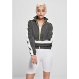 Urban Classics Women's jacket with short stripes darkshadow/electriclime Cene