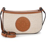 Karl Lagerfeld Torbe za čez ramo K/CIRCLE SADDLE CB RAFFIA MESH Bež Cene