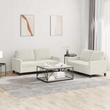  2-dijelni set sofa s jastucima krem baršunasti | Eponuda.com