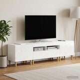  3-dijelni LED TV kabinet DELFT Bijela visokog sjaja | shoptok.hr