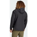 Adidas Zunanja jakna črna / bela | Shoptok.si
