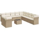  12-dijelni set vrtnih sofa od poliratana s jastucima bež | shoptok.hr