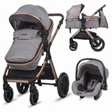 Coccolle Otroški voziček 3in1 Melora Mestno siva smart | Shoptok.si