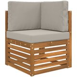  Jastuk za vanjsku sofU 3 pcs Sivi Poliester | shoptok.hr