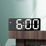 Venisymlis Pametna Digitalna Budilka Z LED Zaslonom, Zatemnitvijo, Datumom, Temperaturo, Dremežem, 12/24H, (22060094) | Shoptok.si