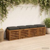  Set jastučića od 4 komada SOEST 4 pcs 100% poliester Antracit Slike
