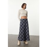 Trendyol Multicolor Low Waist Plaid Pattern A-line Maxi Skirt