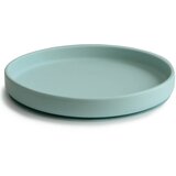Mushie silikonski nedrseči krožnik cambridge blue Cene