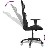  Masažni gaming stol črno in siva umetno usnje, (21378524) | Shoptok.si