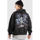 Ninth Hall Iron Surge Boxy Pulover s kapuco black Cene