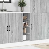 vidaXL Spodnja omarica siva sonoma 20x44,5x81,5 cm iverna plošča | Shoptok.si