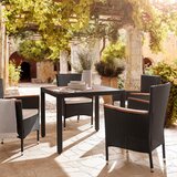 Ambia Garden vrtna garnitura jeklo krem barve, črna, barve akacije Cene
