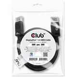 Club3d DisplayPort Priključni kabel [1x Muški konektor DisplayPort - 1x Muški konektor DisplayPort] 2 m Crna | Eponuda.ba