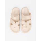 SEASTAR Light beige women's flip-flops on a flat sole | Shoptok.si