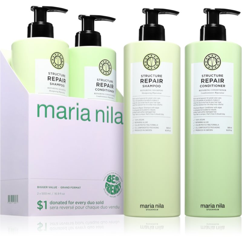 Structure Repair Set poklon set za jačanje kose 2x500 ml