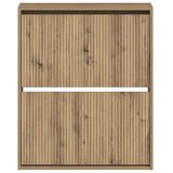  Ormar za cipele na zidu ARNHEM 71 x 17 x 86 cm Hrast artisan - Hrast artisan | shoptok.hr