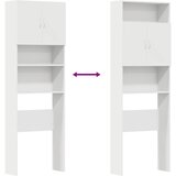  Ormar za perilicu bijeli 64x24x190 cm izrađeno drvo | shoptok.hr
