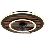 Globo 03668 - LED prigušiva stropni ventilator TREVINO LED/36W/230V 2700-6000K crna+daljinski upravljač | Eponuda.com
