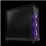 LC-Power NZXT CASE H6 FLOW BLACK RGB mini-ITX, Micro-ATX, ATX, Mid-tower, 3x RGB fan | Eponuda.ba