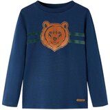  Dječja majica dugih rukava tamnoplava 104 | shoptok.hr
