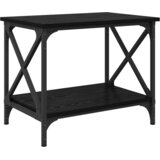 vidaXL Bocni stol Crni hrast 55 x 38 x 45 cm Konstruirano drvo | shoptok.hr